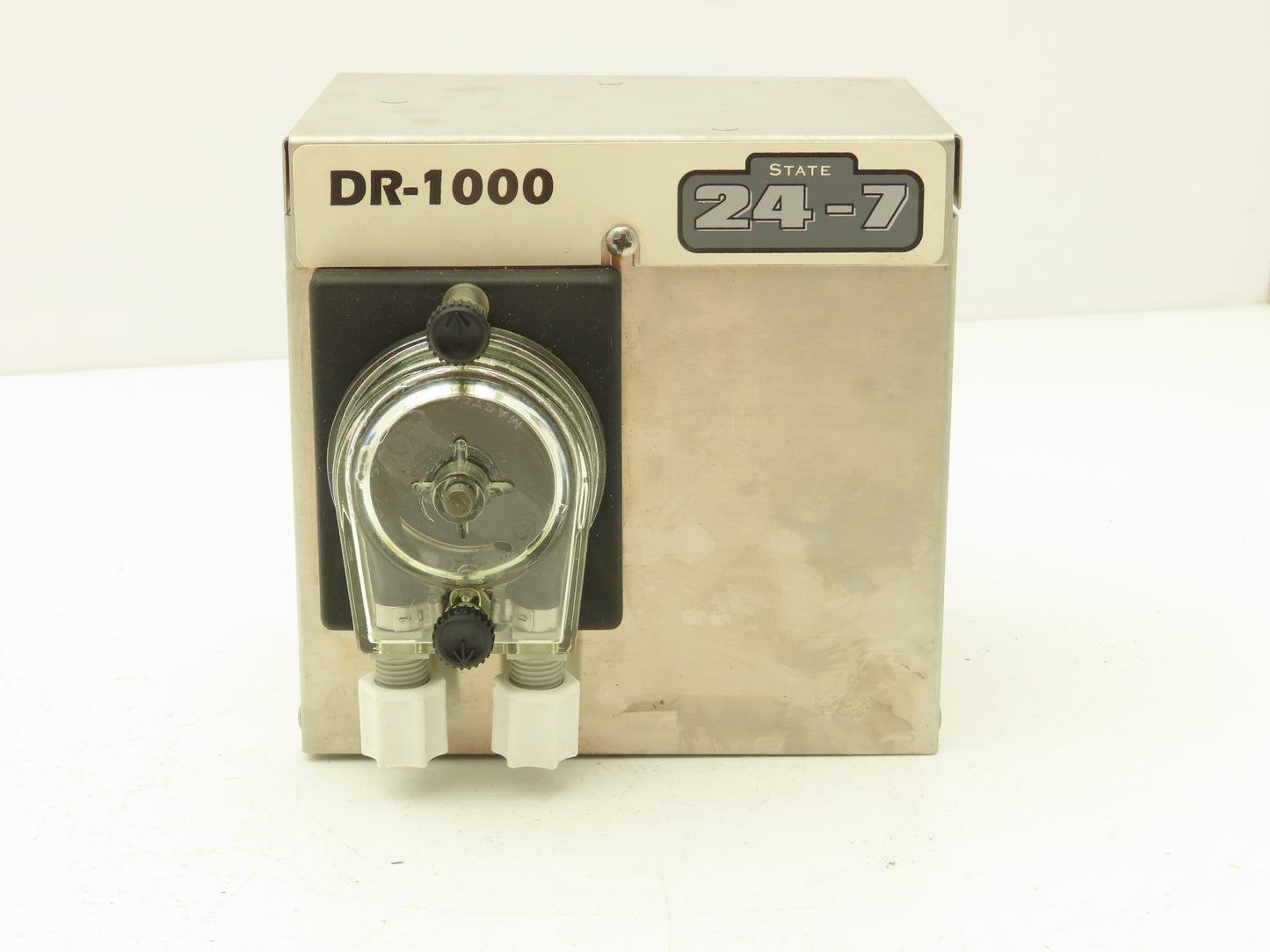 State Chemical DR-1000 Metering Pump 24-7 Type Stainless Housing 6VDC 1200489