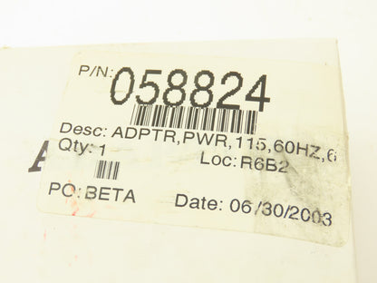 State Chemical DR-1000 Metering Pump 24-7 Type Stainless Housing 6VDC 1200489