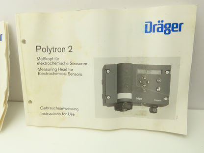 Drager Polytron 2 DCS1d/e Toxic Gas Detector Sensor Monitor Head 8312800