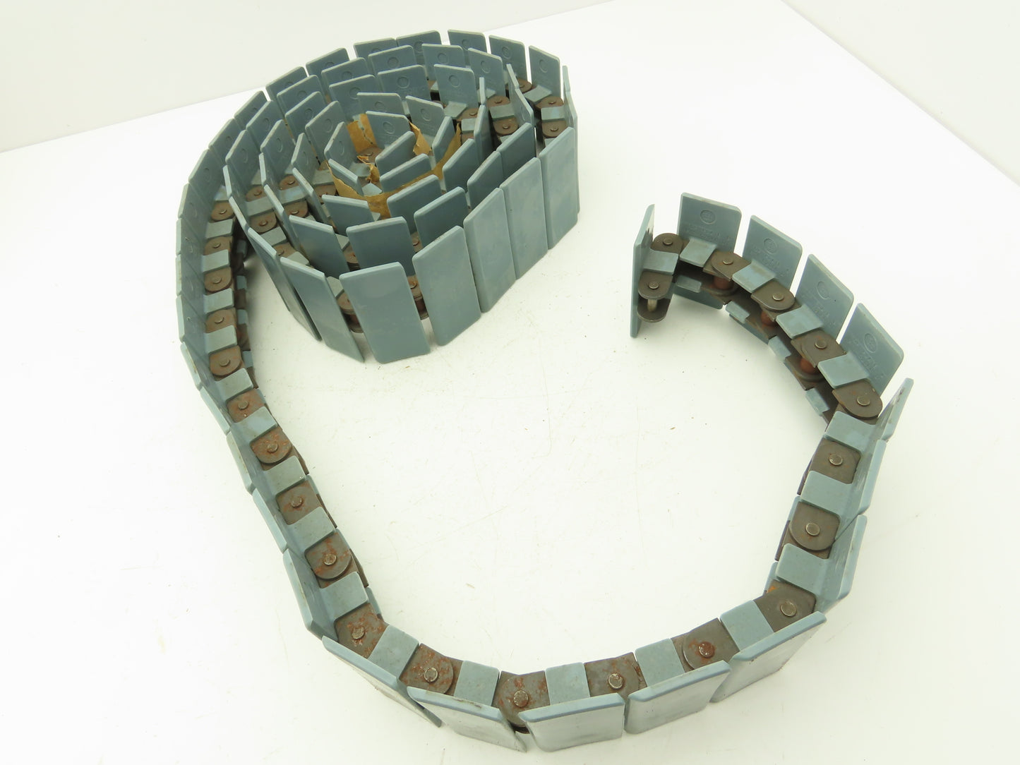 Link Belt FT3 C2060 DT TableTop Conveyor Chain 3-1/4"x 10' Roller Chain Guide