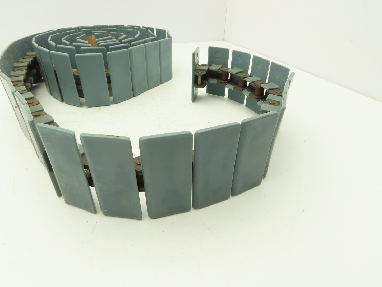 Link Belt FT3 C2060 DT TableTop Conveyor Chain 3-1/4"x 10' Roller Chain Guide