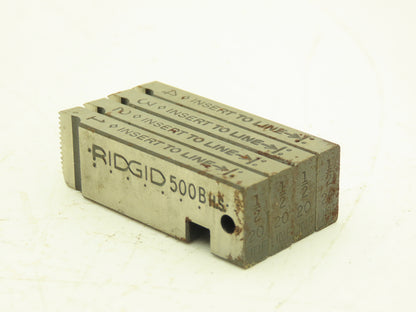 Ridgid 48710 1/2"-20 UNF Right Hand Bolt Thread Die Set 500B High Speed Steel