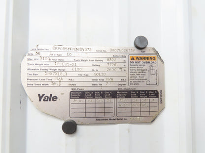 Yale 830-0067-0 Forklift Printed Circuit Board Level Controller PCB Off ERP035TF