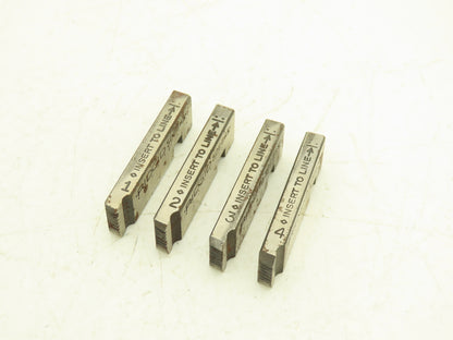 Ridgid 48625 1/2"-13 UNF Right Hand Bolt Thread Die Set 500B High Speed Steel