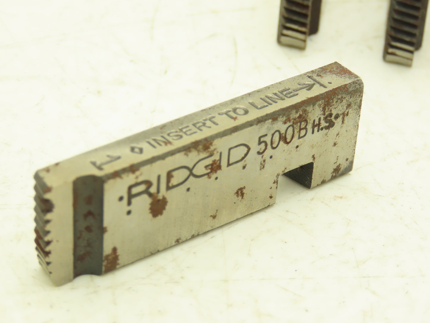 Ridgid 48625 1/2"-13 UNF Right Hand Bolt Thread Die Set 500B High Speed Steel