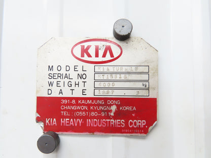 Yaskawa EELQ-5IT Varispeed Motor .75kw 200V 30Hz 870rpm 4 Pole 3Ph Kia Turn 15