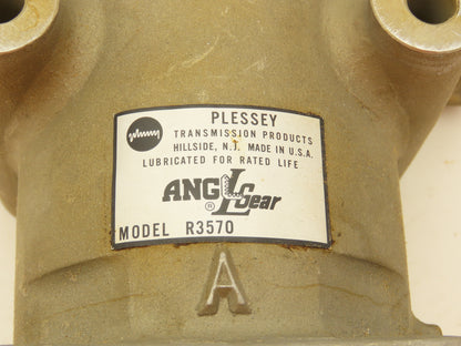 AnglGear R3570 Right Angle Gearbox Drive 1:1 Ratio 2-Way 1" Shaft