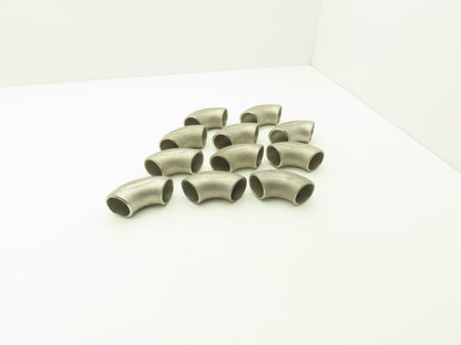 CID 304L SCH 40 Stainless Steel 90° Elbow 1-1/2" Butt Weld SA-403WPW  Lot of 11