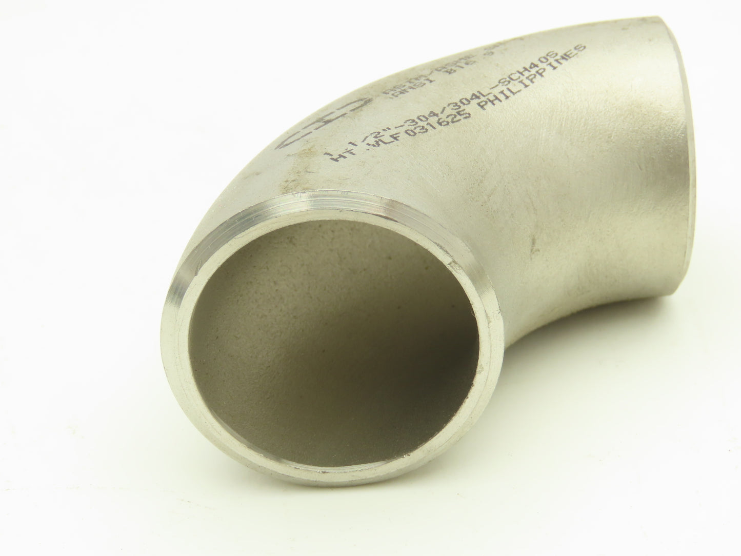 CID 304L SCH 40 Stainless Steel 90° Elbow 1-1/2" Butt Weld SA-403WPW  Lot of 11