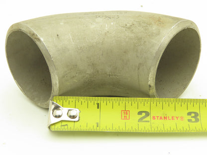 316L SCH 40S Stainless Steel 90° Elbow 1-1/2" Butt Weld A-403  Lot of 10