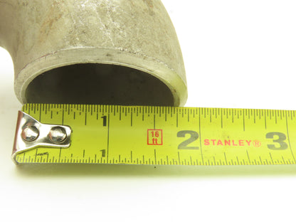 316L SCH 40S Stainless Steel 90° Elbow 1-1/2" Butt Weld A-403  Lot of 10