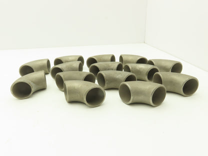 316L SCH 40 Stainless Steel 90° Elbow 1-1/4" Butt Weld  Lot of 14