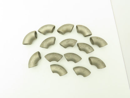 316L SCH 40 Stainless Steel 90° Elbow 1-1/4" Butt Weld  Lot of 14