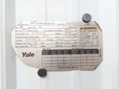 Yale 8602607 Forklift Hydraulic Cylinder 135mm Stroke Removed From ERP035TF