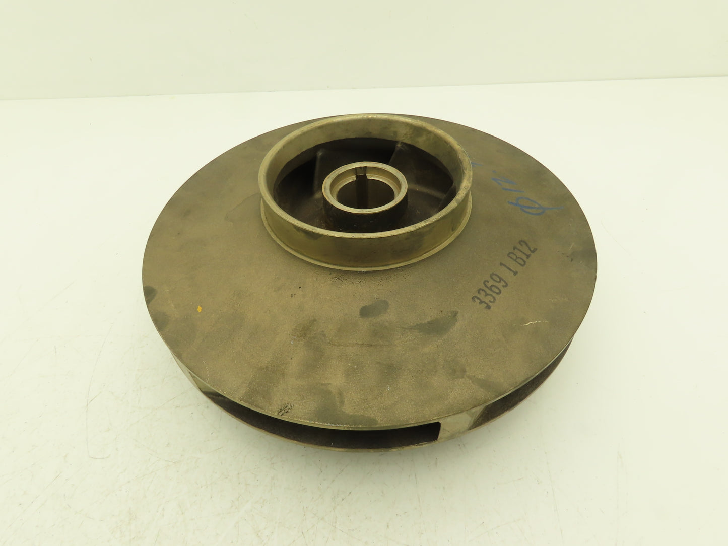 Weinman 3369 1 B12 Centrifugal Pump Impeller Bronze 1-5/8"Bore 12.75"OD