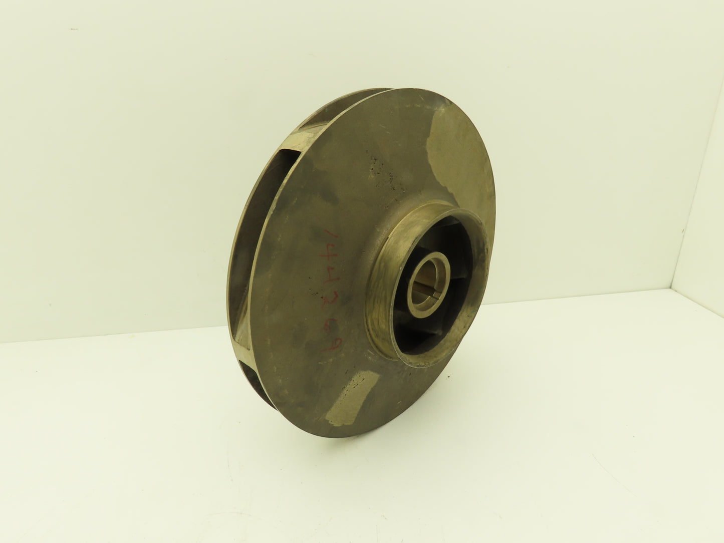 Weinman 3369 1 B12 Centrifugal Pump Impeller Bronze 1-5/8"Bore 12.75"OD