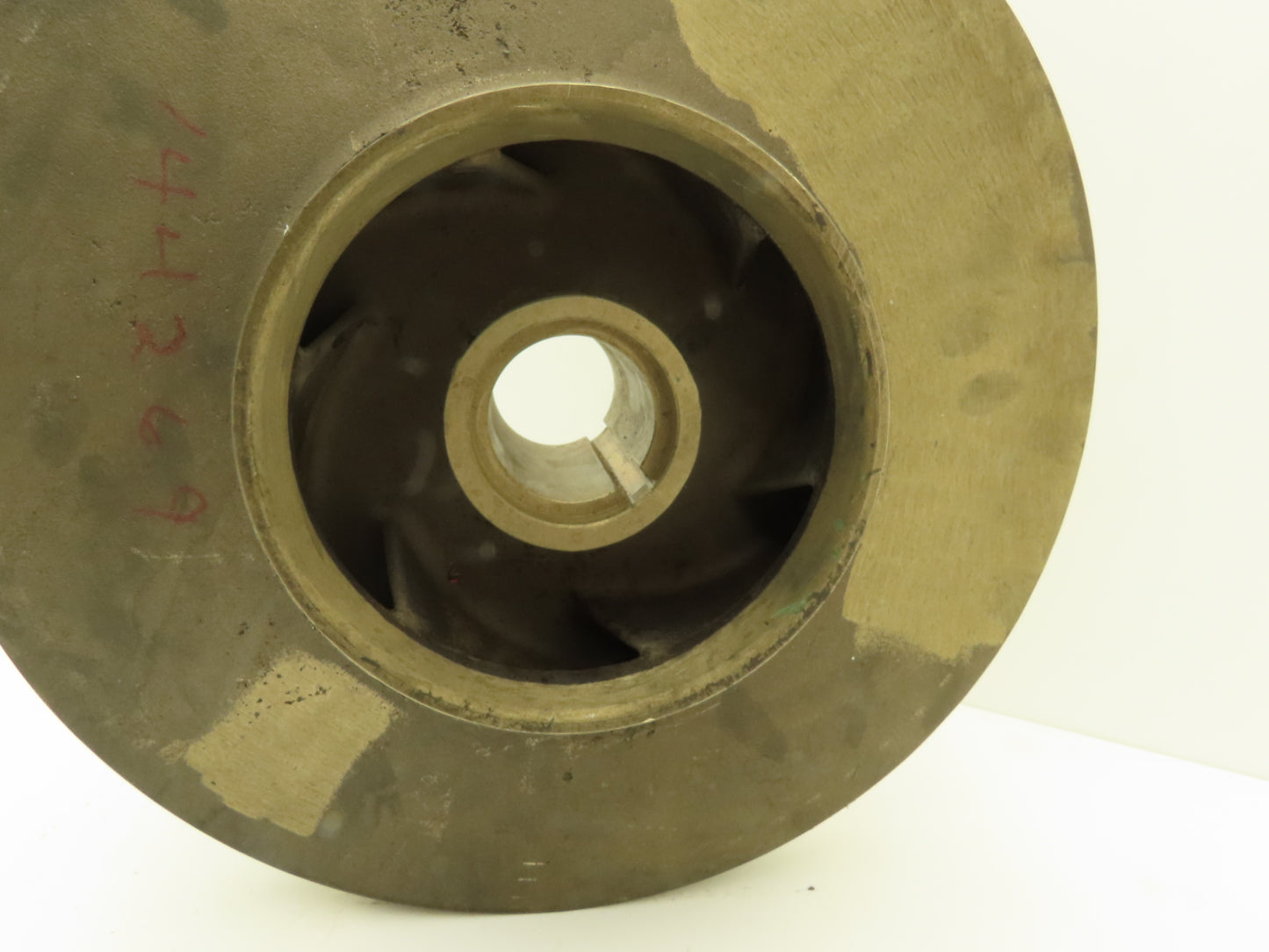 Weinman 3369 1 B12 Centrifugal Pump Impeller Bronze 1-5/8"Bore 12.75"OD