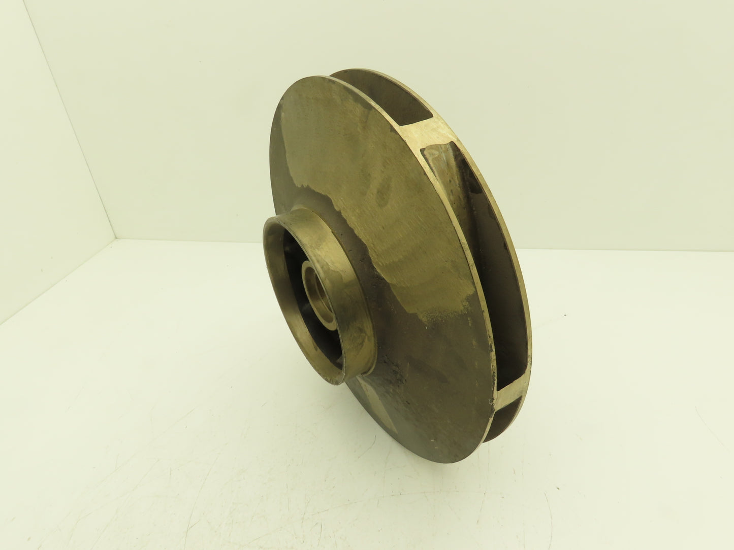 Weinman 3369 1 B12 Centrifugal Pump Impeller Bronze 1-5/8"Bore 12.75"OD