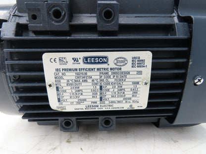 Leeson 192210.00 C90T34FZ15A IEC Metric AC Motor 2Hp 3520 RPM 230/460V 3PH D90SD