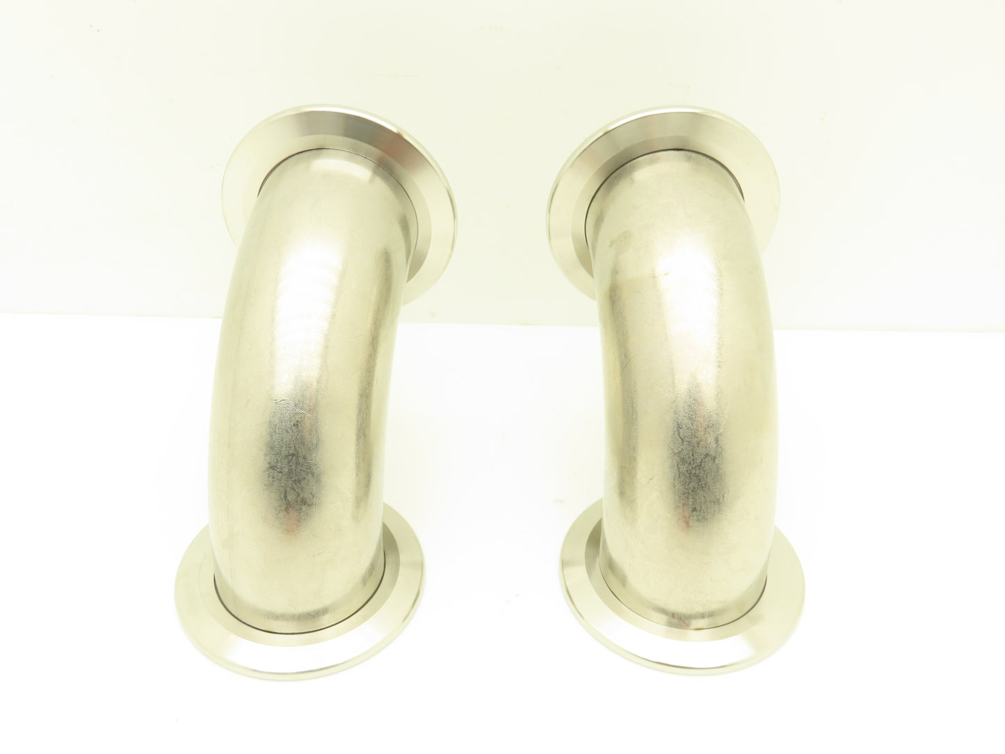 Nor-Cal 2E-NW-50B-T 2" OD 90 Degree Radius Vacuum Elbow ISO-KF 304SS Lot of 2