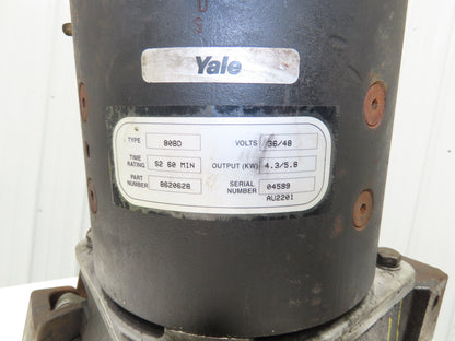 Yale 8620628 Forklift Left Front Drive Axle & Motor 5-Lug Removed From ERP035TF