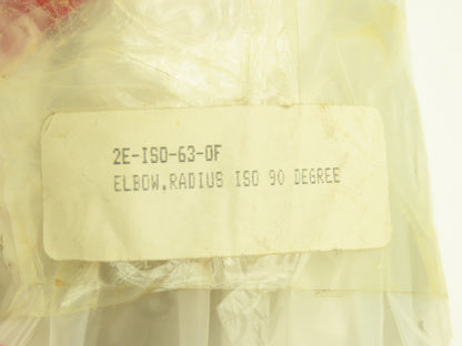 Nor-Cal 2E-NW-50B-T 2-1/2" OD 90 Degree Radius Vacuum Elbow ISO-KF Flange 316L