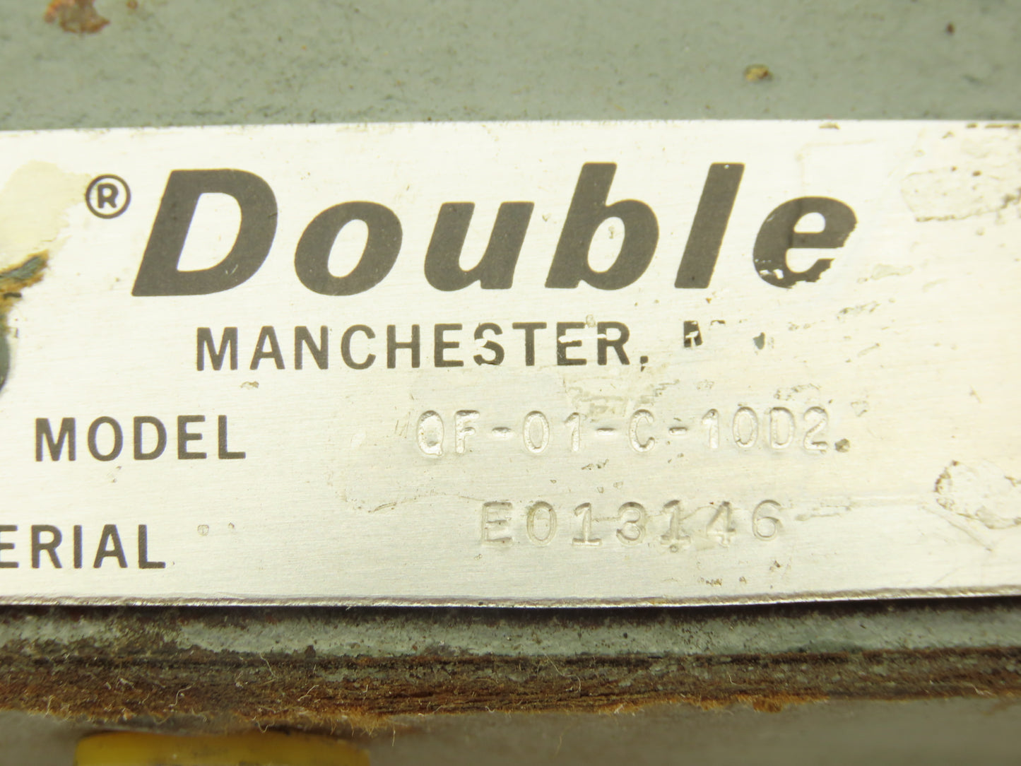 Double A QF-01-C-1002 Hydraulic Directional Valve 115V 60Hz