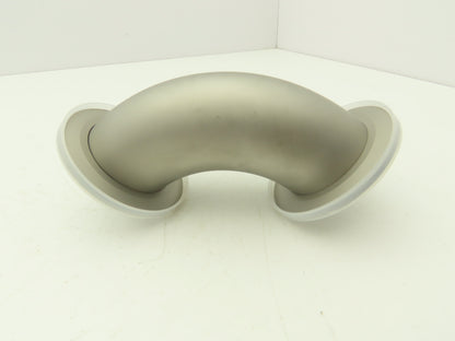 Vacuum Blower Intake 2"x 90° Stainless Flanged Pipe Elbow