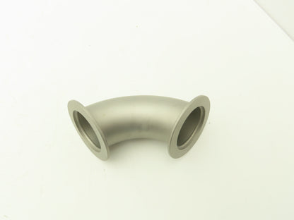 Vacuum Blower Intake 2"x 90° Stainless Flanged Pipe Elbow