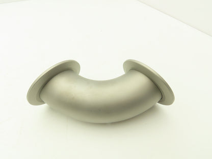 Vacuum Blower Intake 2"x 90° Stainless Flanged Pipe Elbow