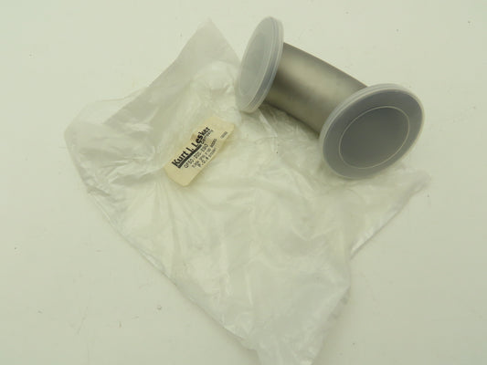 Vacuum Blower Intake 2"x 90° Stainless Flanged Pipe Elbow