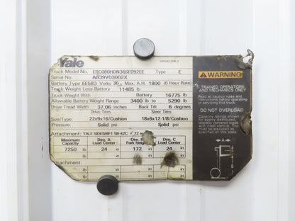 Yale Hydraulic 3-Spool 3 Lever Forklift Mast Control Valve Assembly Off ERC080