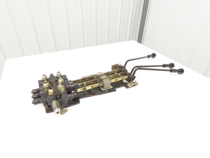 Yale Hydraulic 3-Spool 3 Lever Forklift Mast Control Valve Assembly Off ERC080