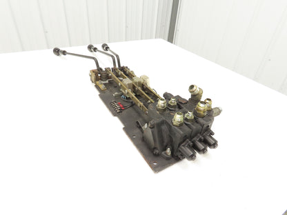 Yale Hydraulic 3-Spool 3 Lever Forklift Mast Control Valve Assembly Off ERC080