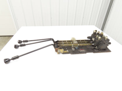 Yale Hydraulic 3-Spool 3 Lever Forklift Mast Control Valve Assembly Off ERC080