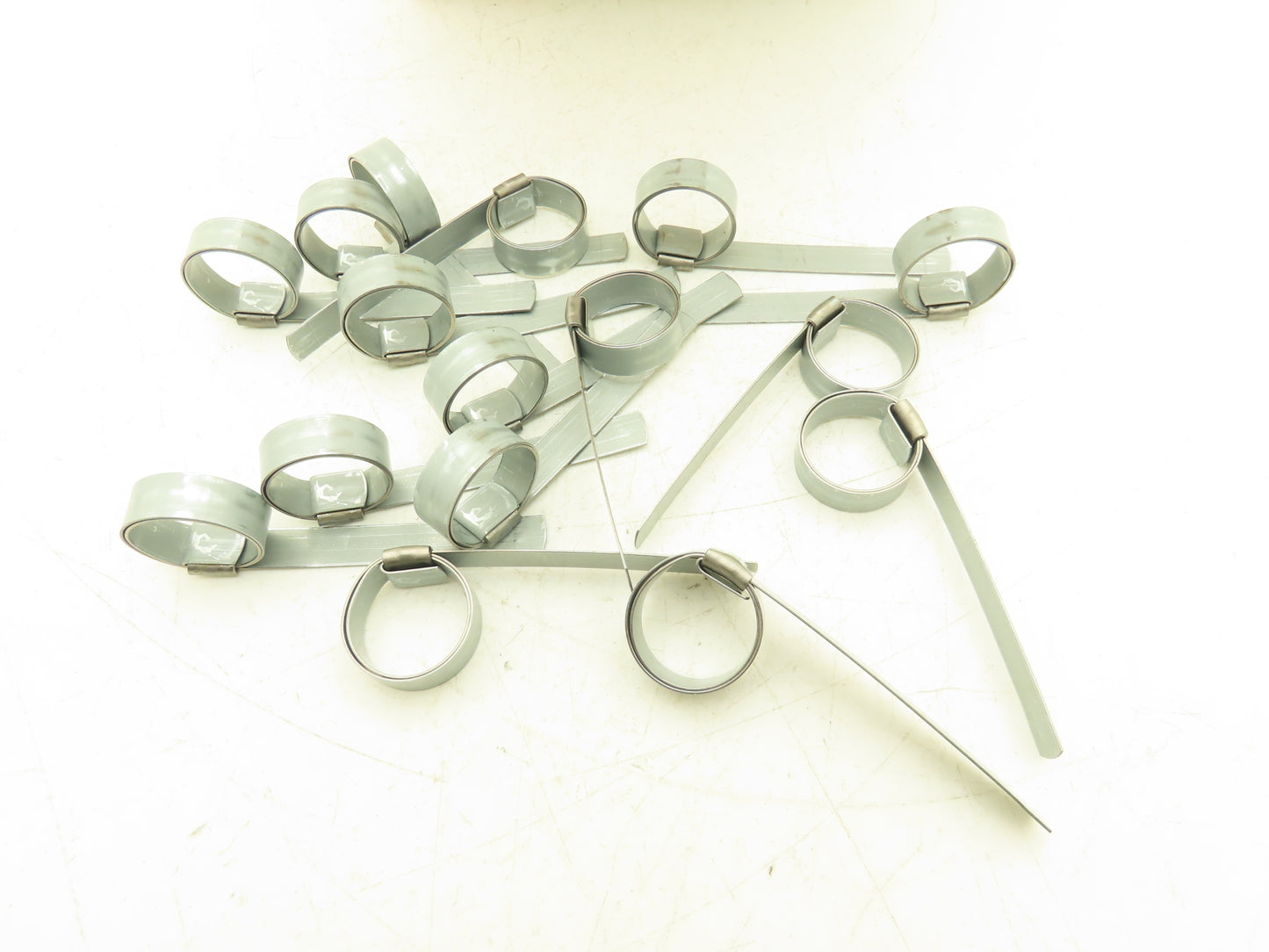 Band-It Idex J303 Galvanized Carbon Steel Clamps Box of 100 Clamps
