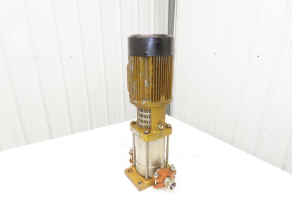 Grundfos CR4-60A Vertical Centrifugal Pump 21gpm 2.2kw 230/460V 3PH 1.25"NPT