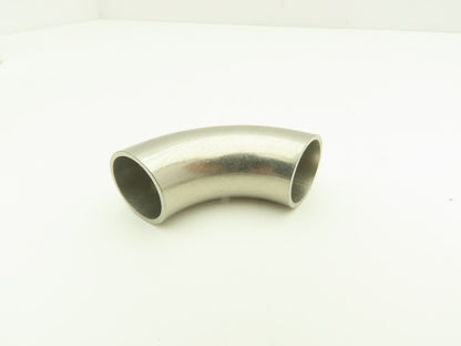 90° Elbow 1" OD Short Tangent Butt Weld Stainless Steel Lot of 25