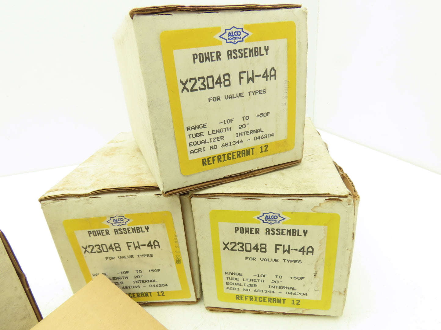 Alco Controls X23048 FW-4A Power Assembly -10F to +50F 20' Tube Length Lot of 4