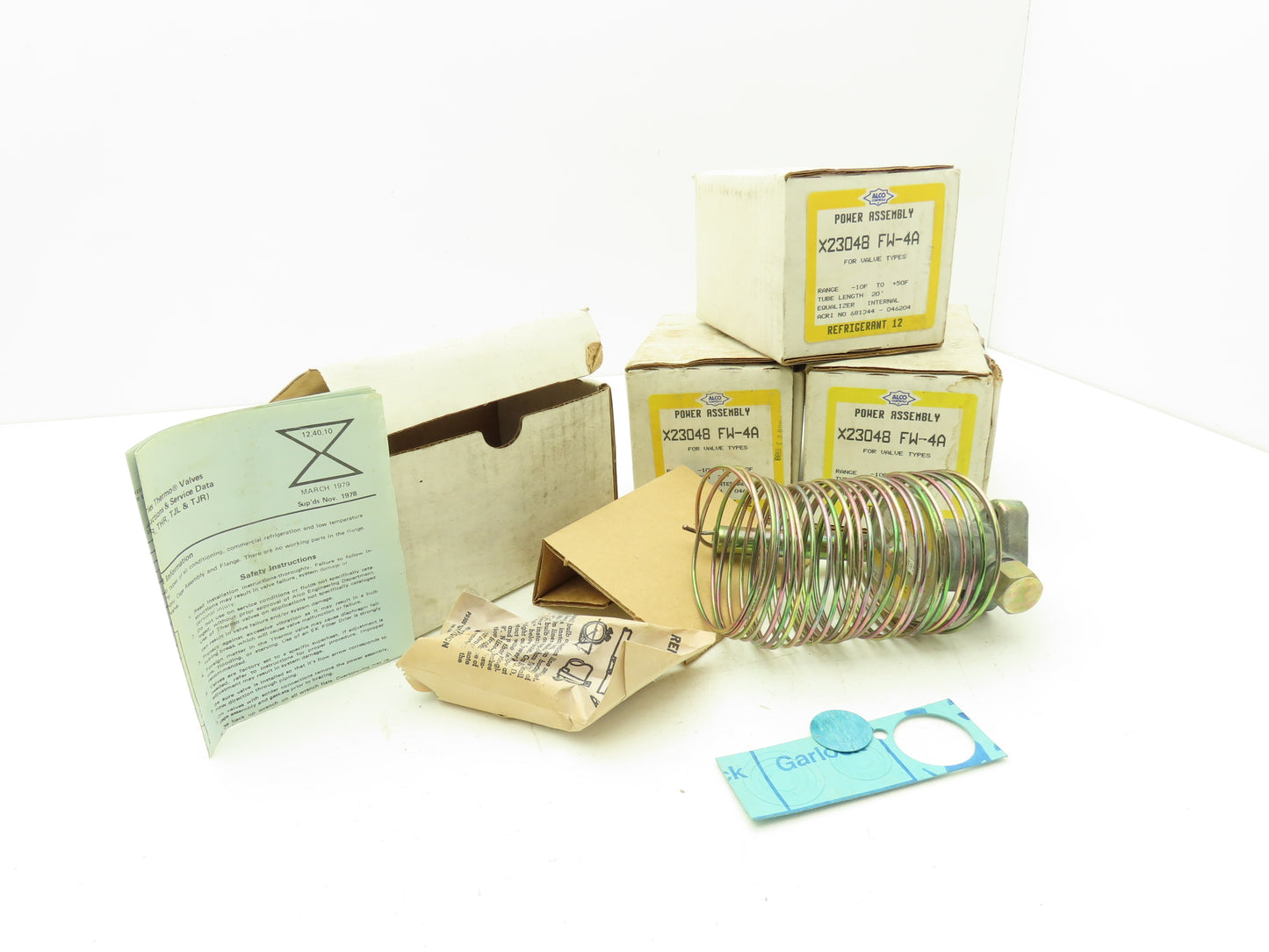 Alco Controls X23048 FW-4A Power Assembly -10F to +50F 20' Tube Length Lot of 4