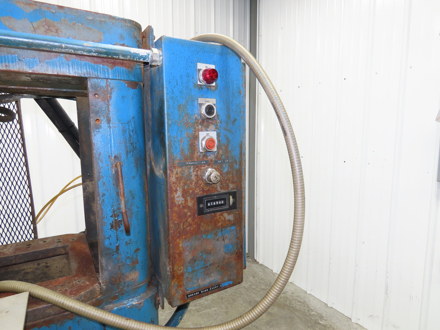 Hydraulic 5 Ton Press 8" Stroke Punch Die 10Hp 230/460V 3Ph Vickers Pump