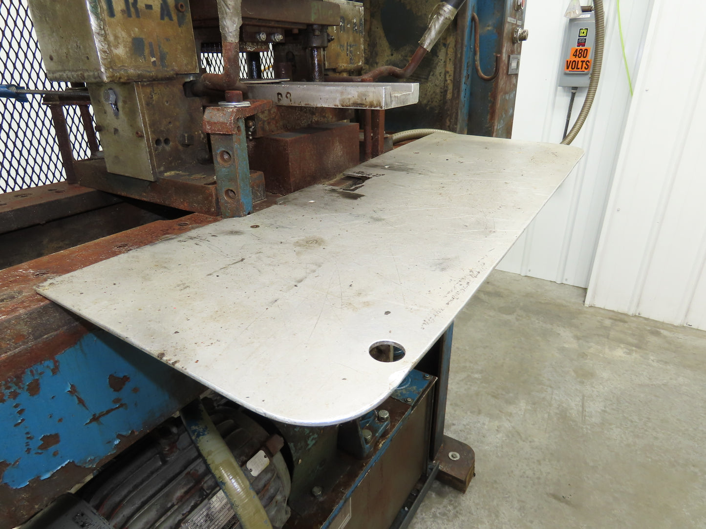 Hydraulic 5 Ton Press 8" Stroke Punch Die 10Hp 230/460V 3Ph Vickers Pump