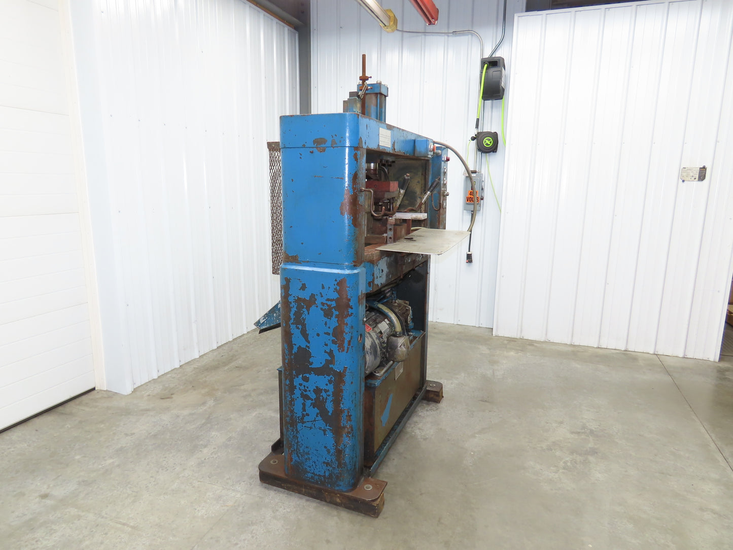 Hydraulic 5 Ton Press 8" Stroke Punch Die 10Hp 230/460V 3Ph Vickers Pump