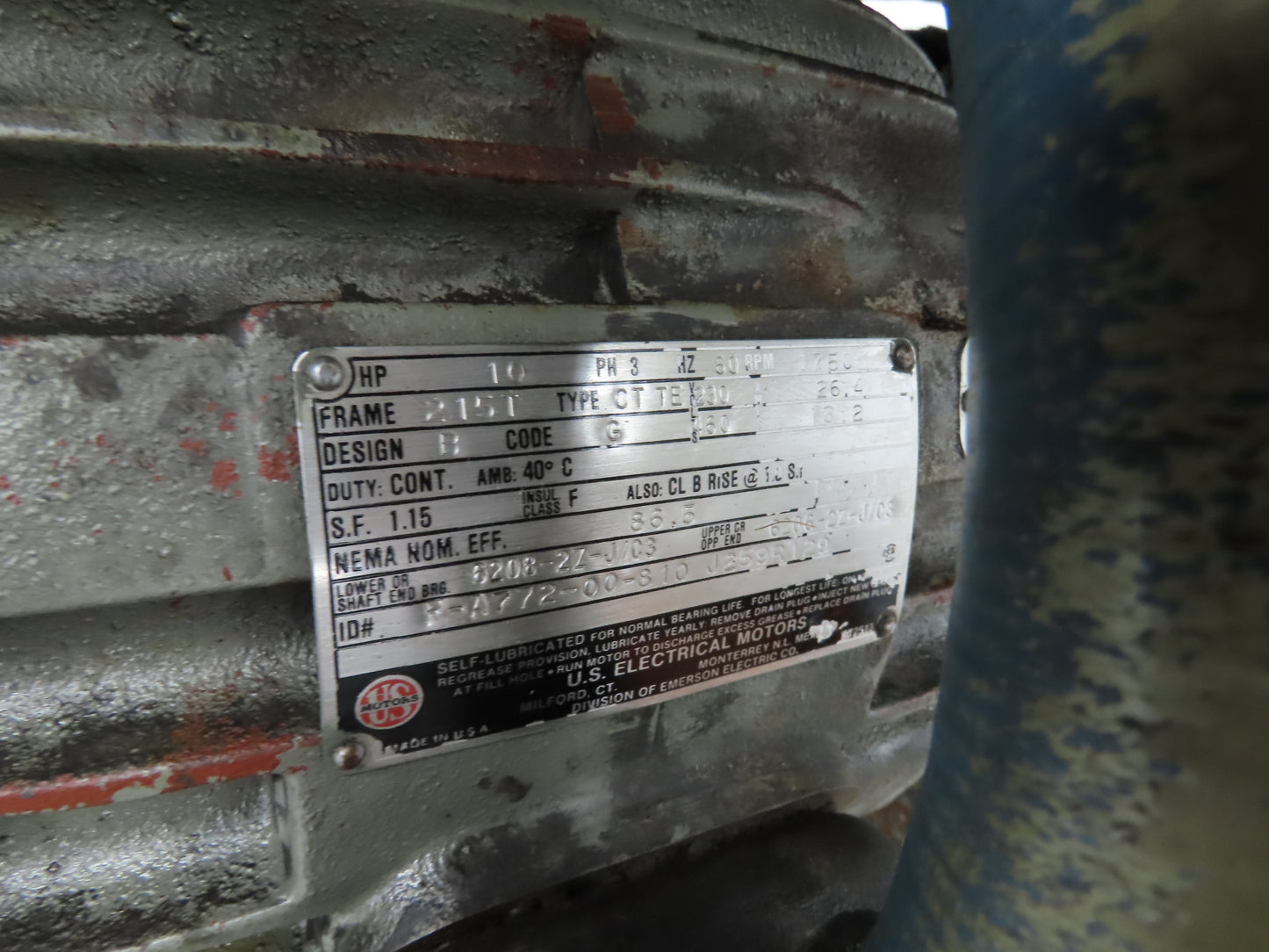 Hydraulic 5 Ton Press 8" Stroke Punch Die 10Hp 230/460V 3Ph Vickers Pump