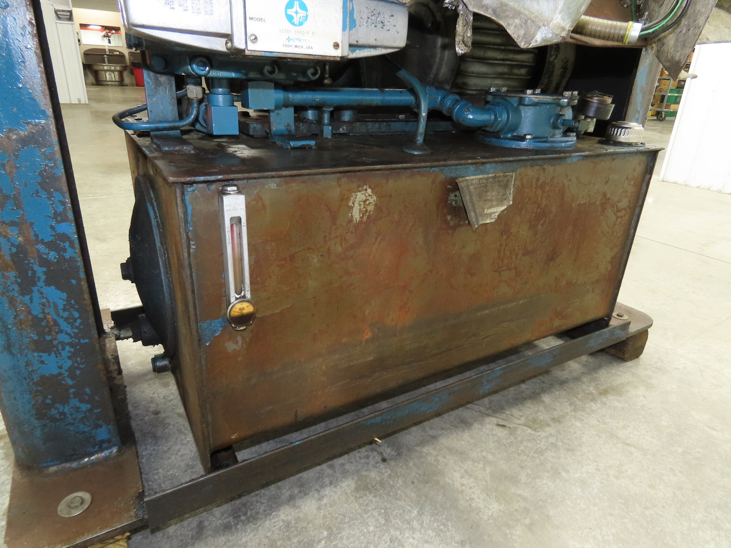 Hydraulic 5 Ton Press 8" Stroke Punch Die 10Hp 230/460V 3Ph Vickers Pump