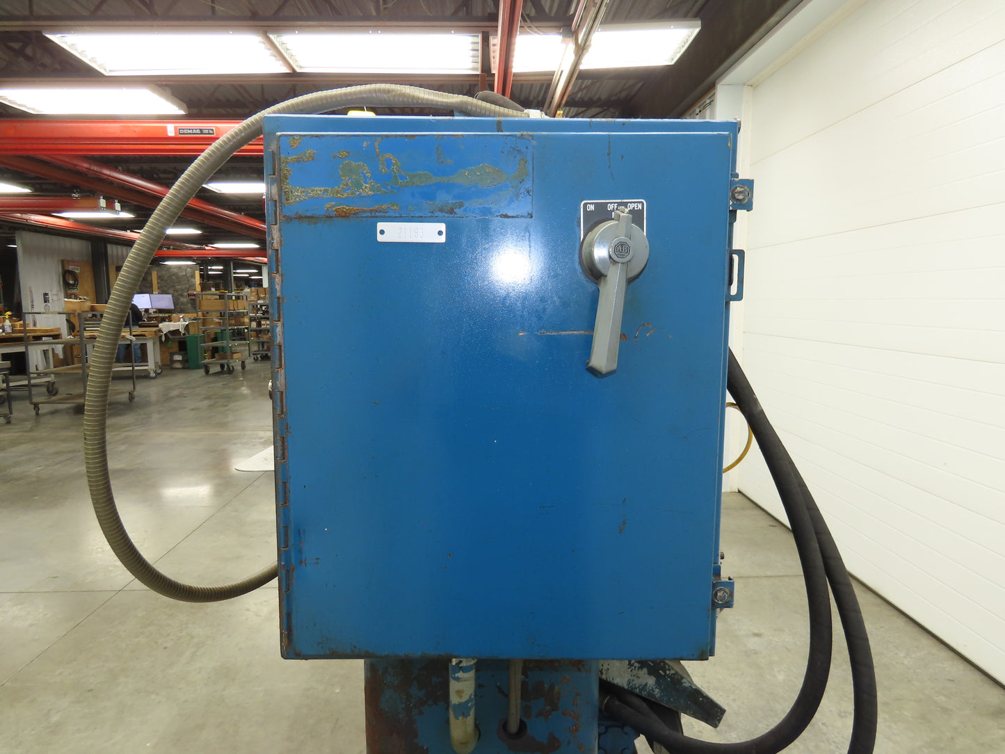 Hydraulic 5 Ton Press 8" Stroke Punch Die 10Hp 230/460V 3Ph Vickers Pump