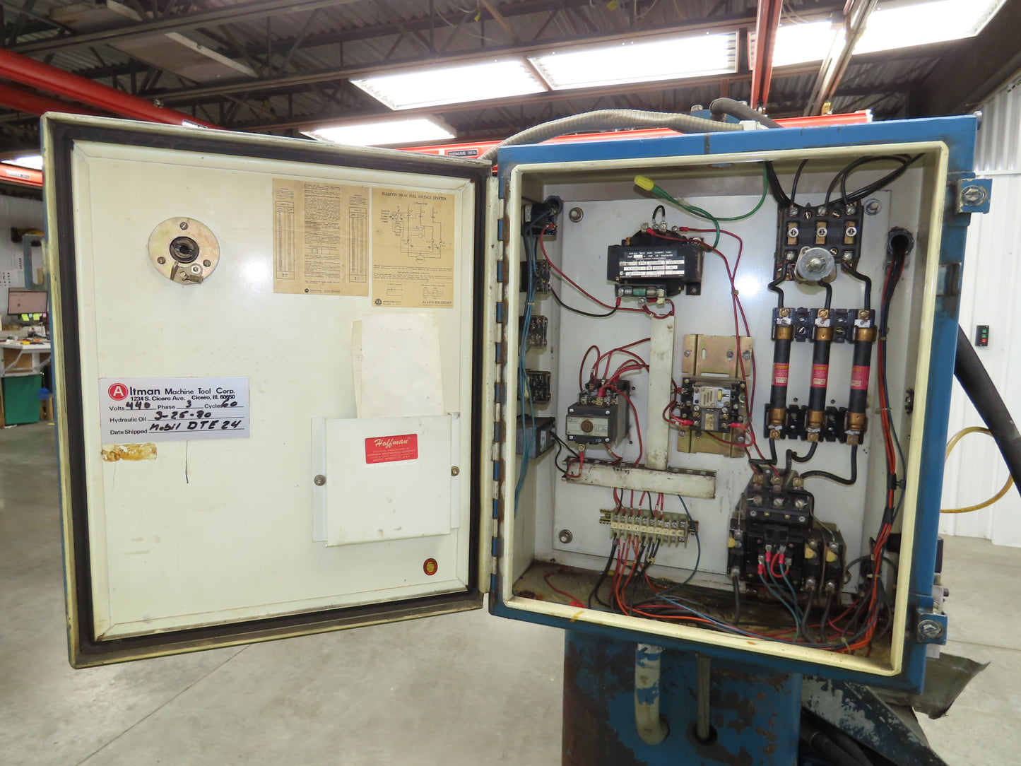 Hydraulic 5 Ton Press 8" Stroke Punch Die 10Hp 230/460V 3Ph Vickers Pump