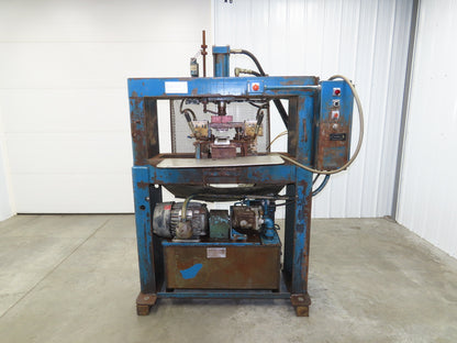 Hydraulic 5 Ton Press 8" Stroke Punch Die 10Hp 230/460V 3Ph Vickers Pump