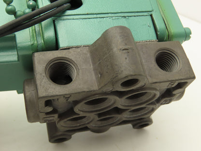 Numatics 12SAD4410A Pneumatic Air Solenoid Valve 120V 5 Way 2 Position