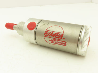 Bimba MRS-311-D Pneumatic Air Cylinder 2" Bore 1" Stroke Double Acting